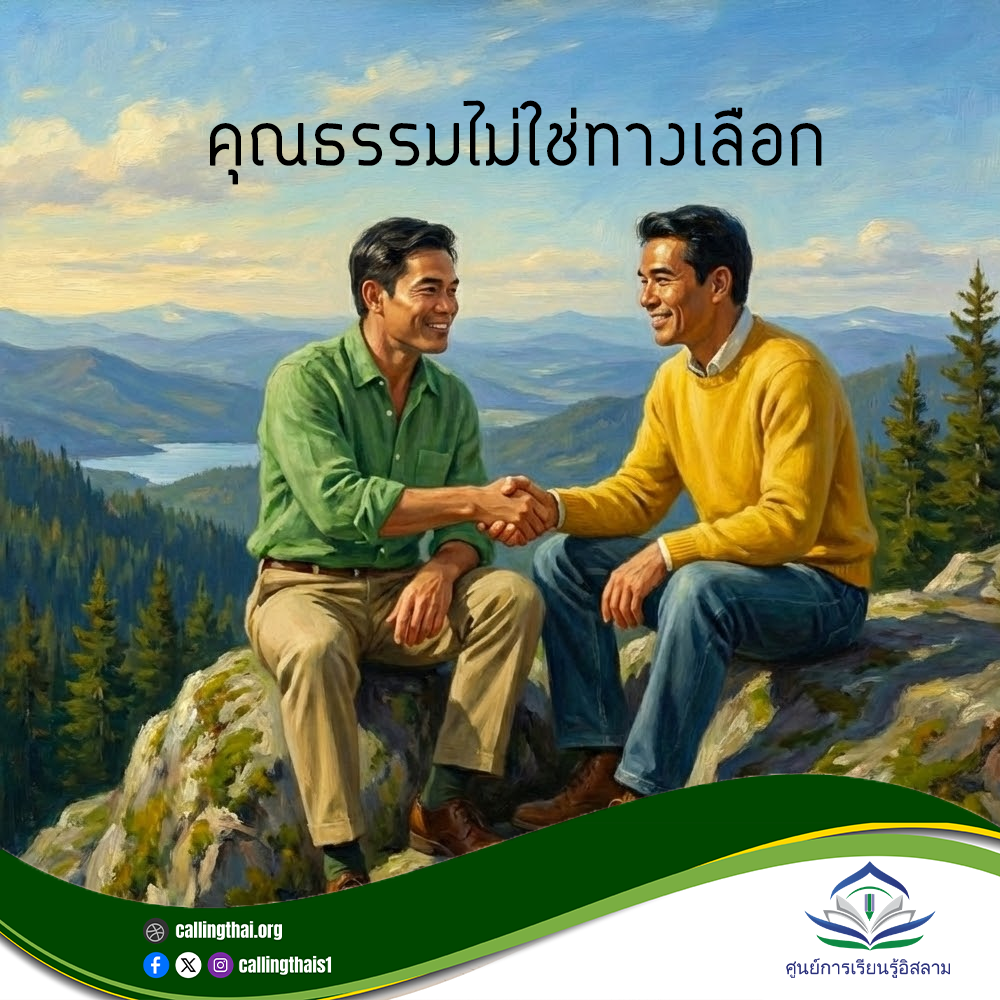 الأخلاق ليست خيارًا